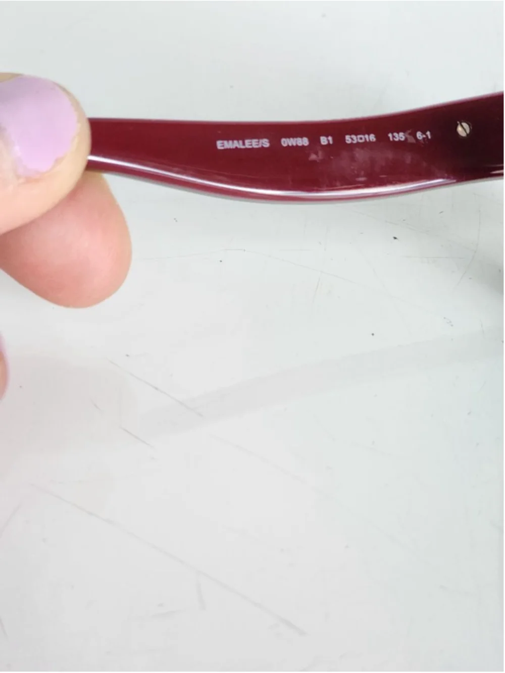 KATE‎ SPADE Emalee Gradient Burgundy Brown Cat Eye Sunglasses
